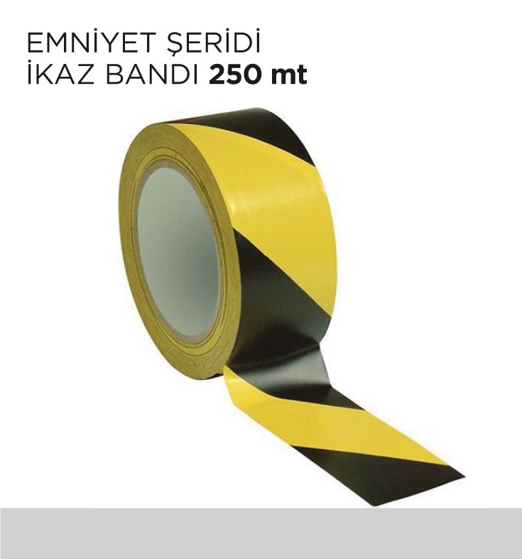 EMNİYET ŞERİDİ İKAZ BANDI 250MT