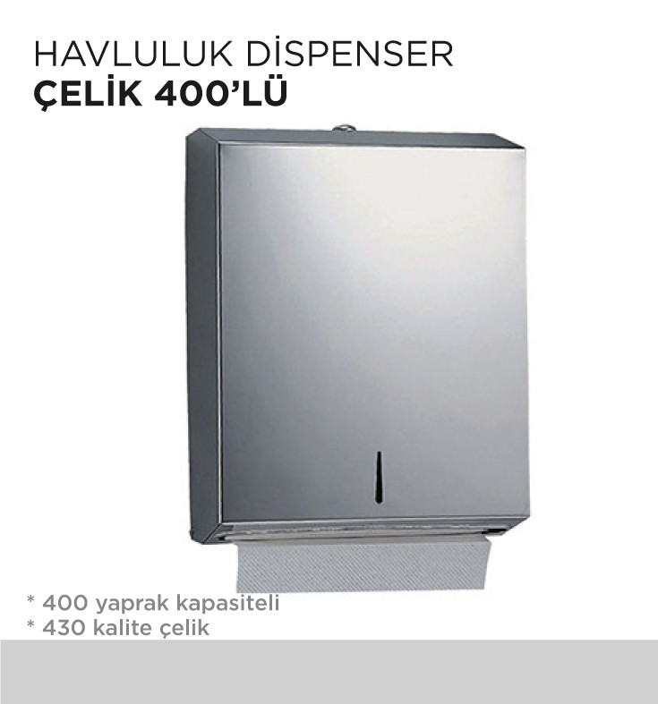 HAVLULUK DİSPENSER ÇELİK 400'LÜ