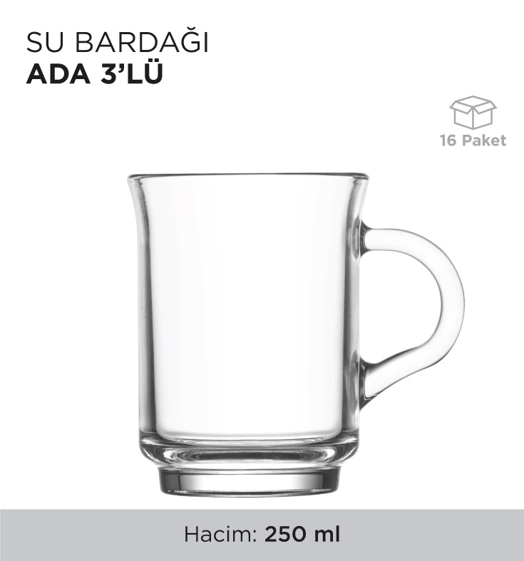 SU BARDAĞI ADA 3'LÜ