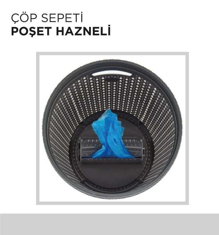 ÇÖP SEPETİ POŞET HAZNELİ