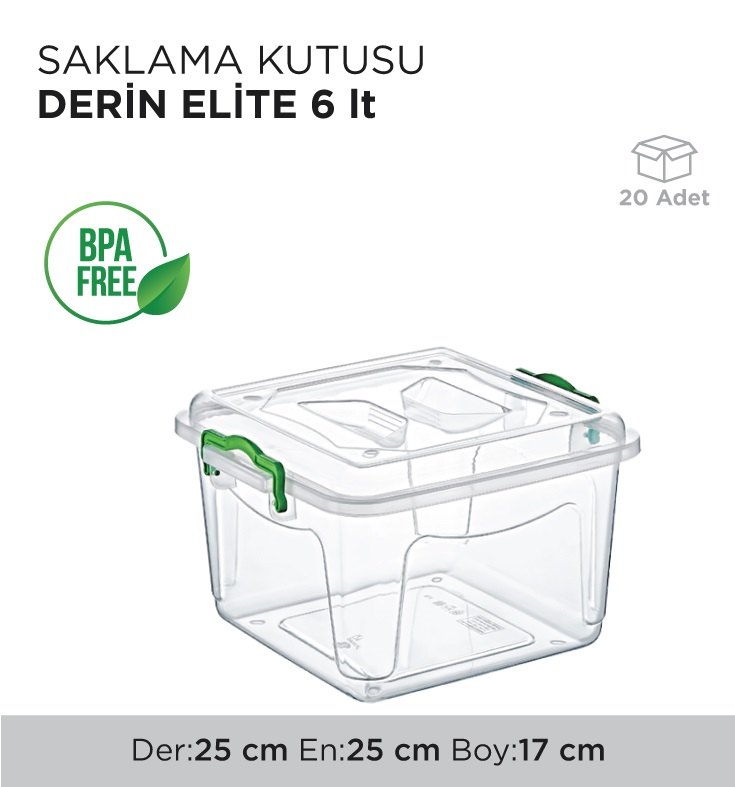 SAKLAMA KUTUSU DERİN ELİTE 6LT