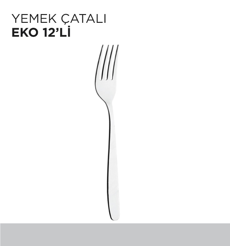 YEMEK ÇATALI EKO 12'Lİ