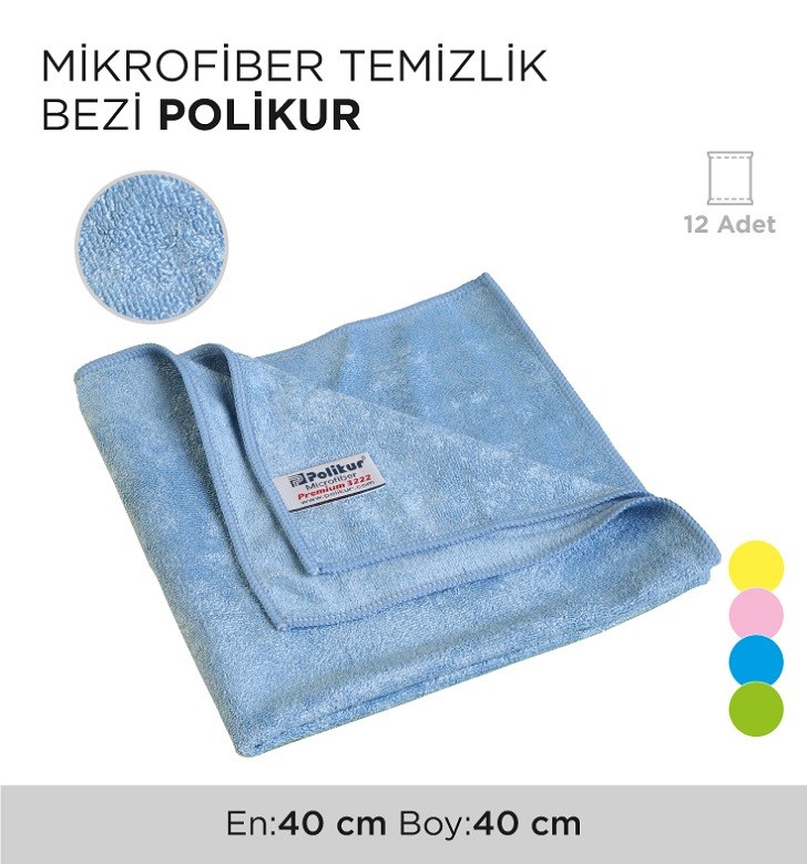 MİKROFİBER TEMİZLİK BEZİ POLİKUR