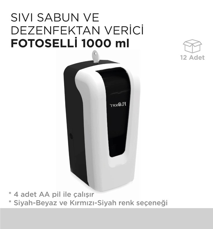 SIVI SABUN VE DEZENFEKTAN VERİCİ FOTOSELLİ 1000ML