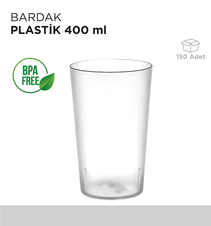 BARDAK PLASTİK 400ML