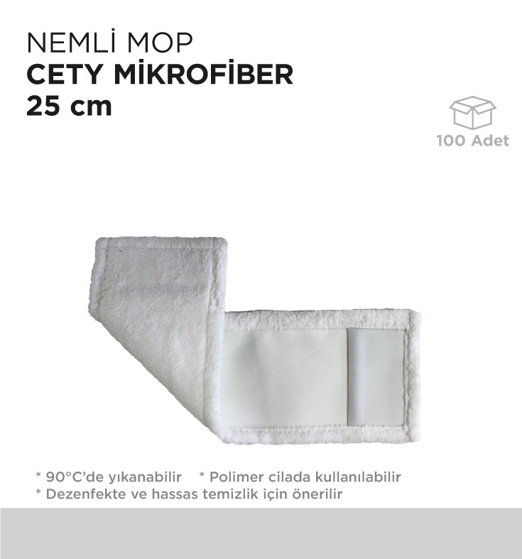 NEMLİ MOP CETY MİKROFİBER 25CM