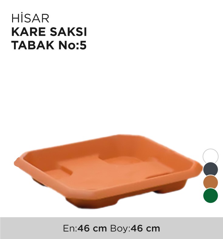 HİSAR KARE SAKSI TABAK NO 5