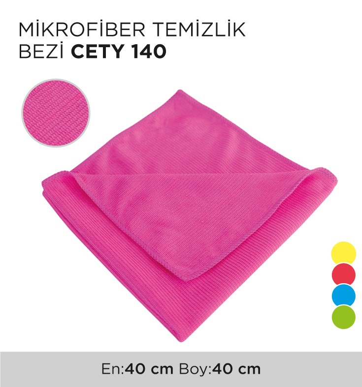 MİKROFİBER TEMİZLİK BEZİ CETY 140