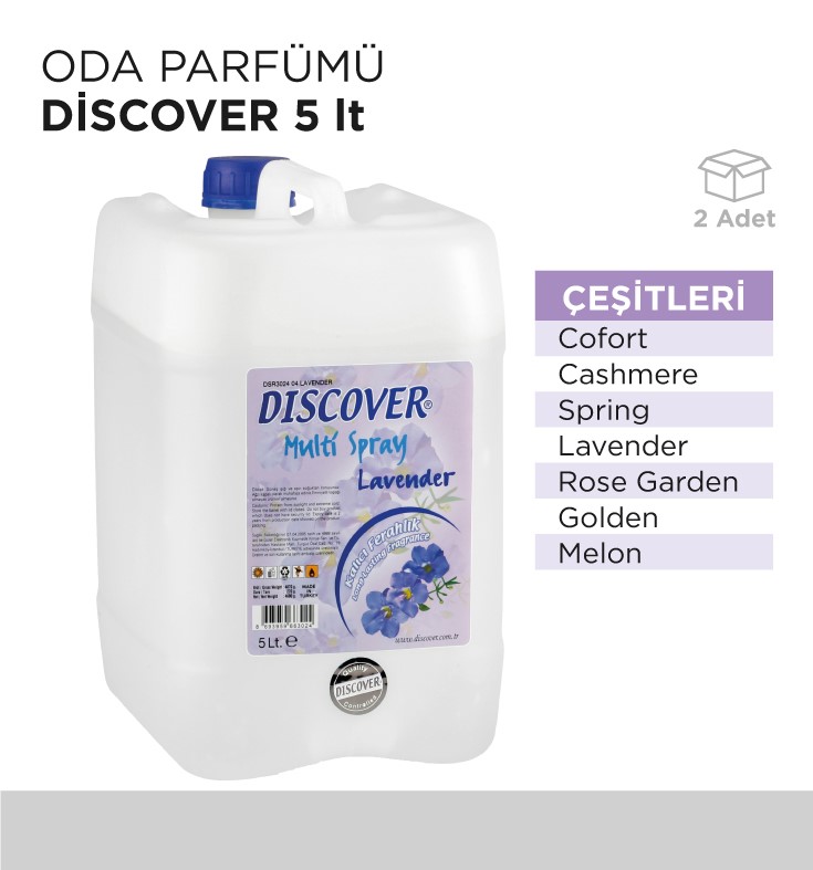 ODA PARFÜMÜ DİSCOVER 5LT