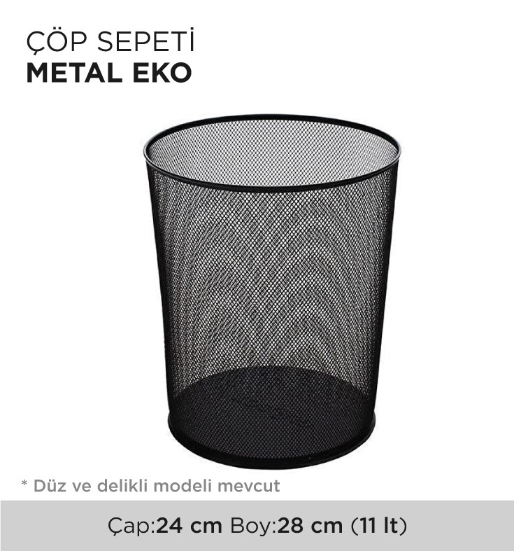 ÇÖP SEPETİ METAL EKO