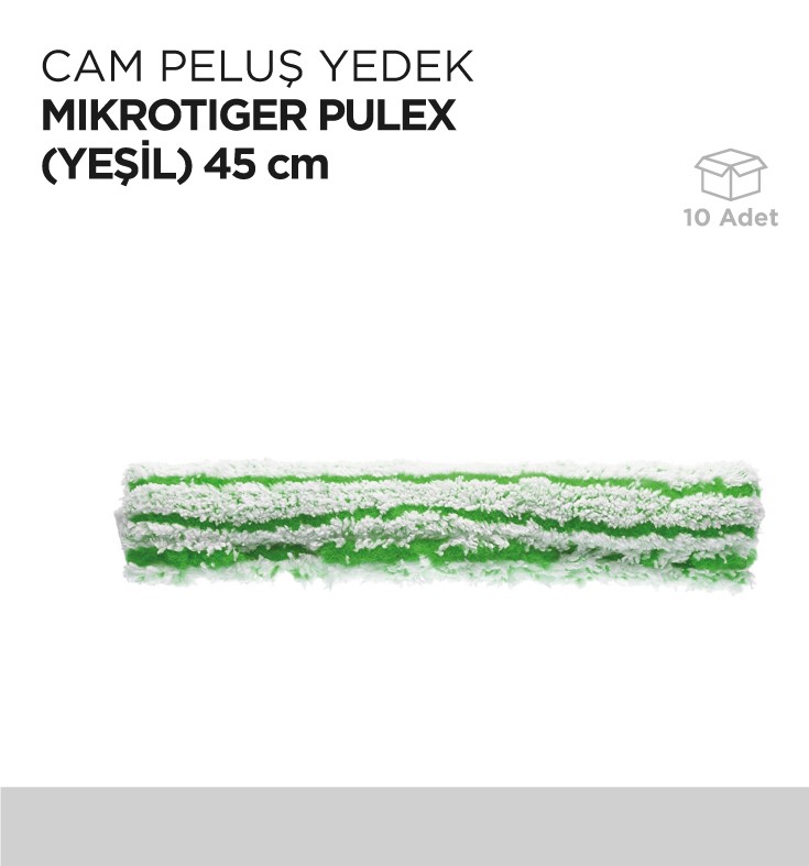 CAM PELUŞ MIKROTIGER PULEX (YEŞİL) 45CM