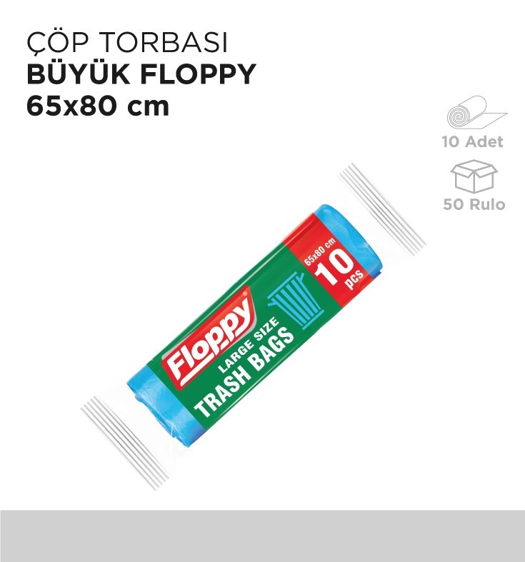 ÇÖP TORBASI BÜYÜK FLOPPY 65x80CM