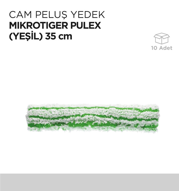 CAM PELUŞ MIKROTIGER PULEX (YEŞİL) 35CM