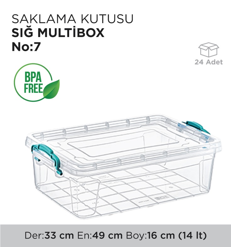 SAKLAMA KUTUSU SIĞ MULTİBOX NO 7