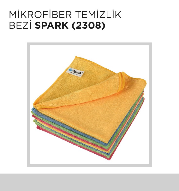 MİKROFİBER TEMİZLİK BEZİ SPARK (2308)