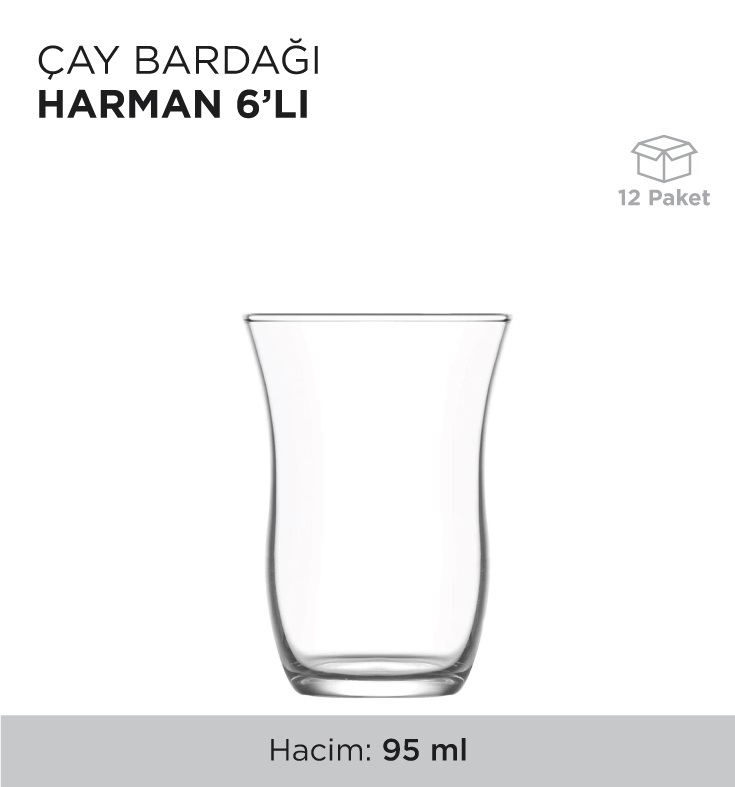 ÇAY BARDAĞI HARMAN 6'LI